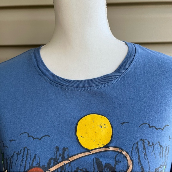 •Disney• Mickey & Minnie Mouse Blue Crop Top - Size 3X - Picture 3 of 7